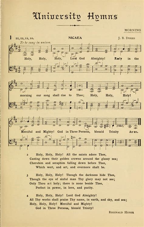 University Hymn.